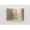 Geberit Inbouwreservoir UP320 met QeramiQ metal bedieningsplaat - dualflush - rechthoekige knoppen - metaal goud geborsteld SW976074