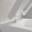 Villeroy & Boch Architectura Combi Pack WC suspendu à fond creux sans bride 35x48cm avec abattant softclose et quick release blanc 1025286