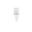 Crosswater KAI Cuvette WC au sol - sans réservoir - sans abattant - coude d'évacuation - 35.5x64x40cm - céramique blanche SW224209
