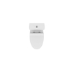 Crosswater KAI Cuvette WC au sol - sans réservoir - sans abattant - coude d'évacuation - 35.5x64x40cm - céramique blanche SW224209