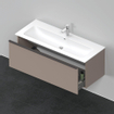 Duravit D-Neo wastafelonderkast 121x44x46.2cm 1 lade Basalt Mat SW640724