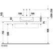Duravit Philippe Starck lavabo à poser sans trou de robinetterie sans trop-plein 46cm blanc 0308307
