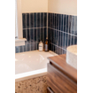 Ceralto Pavero Urban Wandtegel - 6x24cm - 10mm - porcellanato - Blu Glans (Blauw) SW498007