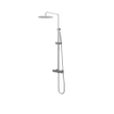 Brauer Chrome Edition Colonne de douche pluie avec robinet thermostatique douche de tête 20cm avec douchette chrome SW225173