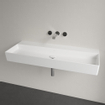 Villeroy & boch Memento 2.0 lavabo pour porte-serviettes 120x47cm sans trop-plein sans trou pour robinetterie céramique+ blanc SW336041