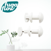 FugaFlow Eccelente Acces Porte-serviettes radiateur 2 pièces Blanc SW1123621