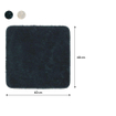 Sealskin Angora Tapis de bain 60x60 cm Polyester Vert foncé SW699509