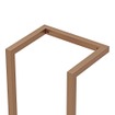 FortiFura Calvi Portant serviette - 95x25x20cm - Laiton brossé (doré) - DESTOCKAGE OUT12601