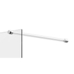 Plieger Panorama paroi de douche 6mm 88/90x200cm fixation et barre de maintien 100cm réglable chrome SW225876
