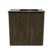Mondiaz JOYA-DLUX Meuble de toilette 40cm - couleur Shadow - Vasque FAYE position Droite 1 trou de robinet couleur Lava. SW1422827