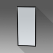 Saniclass Silhouette 40 Miroir rectangulaire 40x80cm Aluminium Noir SECOND CHOIX OUT5840