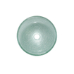 Saniclass Mela Vasque à poser 30x10.5cm ronde verre durci Gris blanc SECOND CHOIX OUT6210