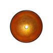 Saniclass Pesca waskom 42x14.5cm rond gehard glas bruin rood TWEEDEKANS OUT6332
