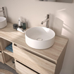 Allibert gaya ensemble de meubles de salle de bain 150x59.8cm oak hamilton SW734501