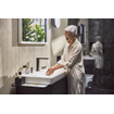 Hansgrohe Tecturis E Robinet lavabo - bouchon à ouverture par pression - bec de 15.8 cm - noir mat SW918665