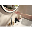 Hansgrohe Xarita Lite S Miroir - 90cm - rond - éclairage led - capteur - noir mat SW1165147