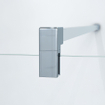 FugaFlow Eccelente Vetro Douche à l'italienne - 110x200cm - verre clair - chrome SW1468430