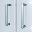 Marenza Neptune Porte battante - 80x200cm - verre de sécurité 6mm - anti-calcaire - chrome SW208811