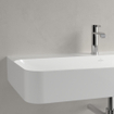 Villeroy & Boch Finion Lavabo 100x47cm avec 1 trou pour robinetterie ceramic+ avec trop plein caché blanc SW106496