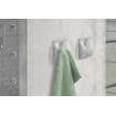 Zack Peco Handdoekhouder - zelfklevend - Mat RVS SW1159369