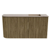 Mondiaz JOYA-DLUX 81.6cm toiletmeubel - ronding links kleur Dusk - Wastafel FAYE positie Rechts Zonder kraangat kleur Arena. SW1425771