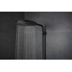 Hansgrohe Pulsify S Puro Ensemble de douche de tête thermostatique pluie - 26cm - douche de tête ronde - douchette à main sur barre - noir mat SW1151838