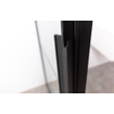Riho Grid draaideur 90x200cm zwart profiel en helder glas SW242172