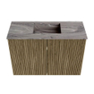 Mondiaz JOYA-DLUX Meuble de salle de bains 60cm - couleur Dusk - Vasque FAYE position Milieu 1 trou de robinet couleur Sombra. SW1426277