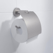 Ozean Porte-papier toilette avec couvercle rond inox SW209311