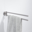 Ozean Eternal Handdoekhouder - draaibaar - rond - RVS SHOW23771