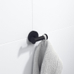 Ozean Eternal Handdoekhaak dubbel rond mat zwart SHOWROOMMODEL SHOW26320