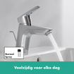 Hansgrohe Logis wastafelkraan 70 met waste chroom SW94950