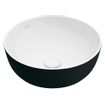 Villeroy & Boch Artis vasque à poser - ronde Ø43x12.5cm - sans trou de robinetterie sans trop-plein coal black SW68817