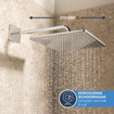 GROHE QuickFix Precision SmartControl inbouw douchesysteem met Vitalio Rain Mono 310 Cube hoofddouche chroom SW1120186