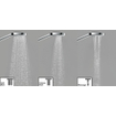 Hansgrohe Croma Select E douchette à main Multi EcoSmart 1/2 xØ11cm avec soft rain intense rain et jet massage blanc/chrome 0605327