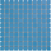 La mosaïque Mosaic Factory Barcelona - carreau mosaïque - 30x30cm - carrelage mural - carré - porcelaine bleu brillant SW258542