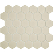 La Mosaic Factory London carreau mosaïque - 28,2x32,1cm - carrelage mural et de sol - Hexagone/Hexagone - Porcelaine Blanc Mat SW242523