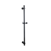 FugaFlow Eccelente Sobrado Barre de coulisse - 90cm - avec coude mural intégré - Mat Noir SW1468260