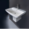 Duravit Me by starck lavabo 65x49 cm. 1x trou de robinet avec trop-plein blanc 0293421