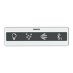 Riho Easypool 3.1 Yukon Baignoire Balnéo droite 160x90cm hydro 6+4+2 aero 11 colour speaker réglage touch avec pieds et vidage Blanc brillant SW699386