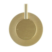 Hotbath Cobber Inbouwthermostaat met 2 pushbuttons rond geborsteld messing (goud) PVD SW237538