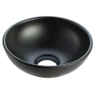 Wiesbaden Kimo vasque à poser ronde 28 x 10 cm céramique noir mat SW296034