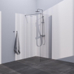 Brauer Season Douche à l'italienne - 90x200cm - verre clair - Inox SW1038985