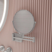 Hansgrohe Addstoris miroir de maquillage 3x agrandissement chrome SW651363