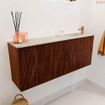 Mondiaz JOYA-DLUX 100cm meuble de toilette - couleur Ruby - Vasque FAYE position Droite 1 trou de robinet couleur Frappe. SW1423475