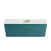 MONDIAZ TURE-DLUX Meuble toilette - 120cm - Smag - EDEN - vasque Ostra - position centrale - sans trou de robinet SW1105091