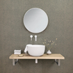 Differnz siphon lavabo design blanc mat SW705529
