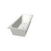 Xenz Aruba Ligbad - 180x80x48 - afvoer Midden - acryl - wit mat SW103117