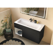 Villeroy & Boch Finion lavabo-plan - 1 trou de robinet 120x50cm - Ceramic+ sans trop-plein stone white SW209580