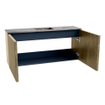 Mondiaz JOYA-DLUX 90cm toiletmeubel - kleur Dusk - Wastafel FAYE positie Midden 1 kraangat kleur Sombra. SW1426137